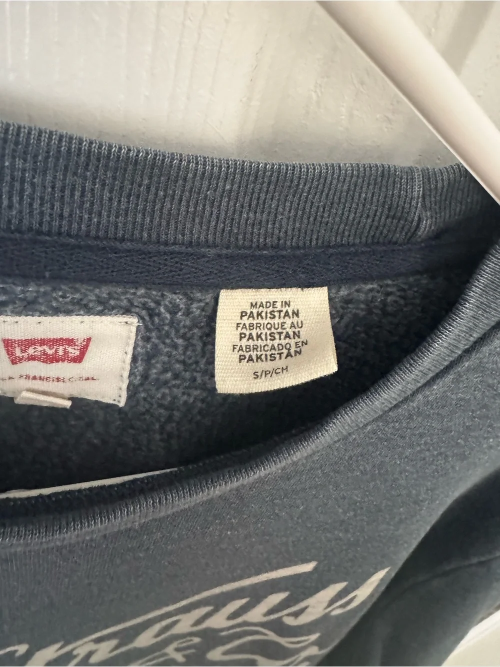 Levi's Men’s Blue Crewneck Sweater - S